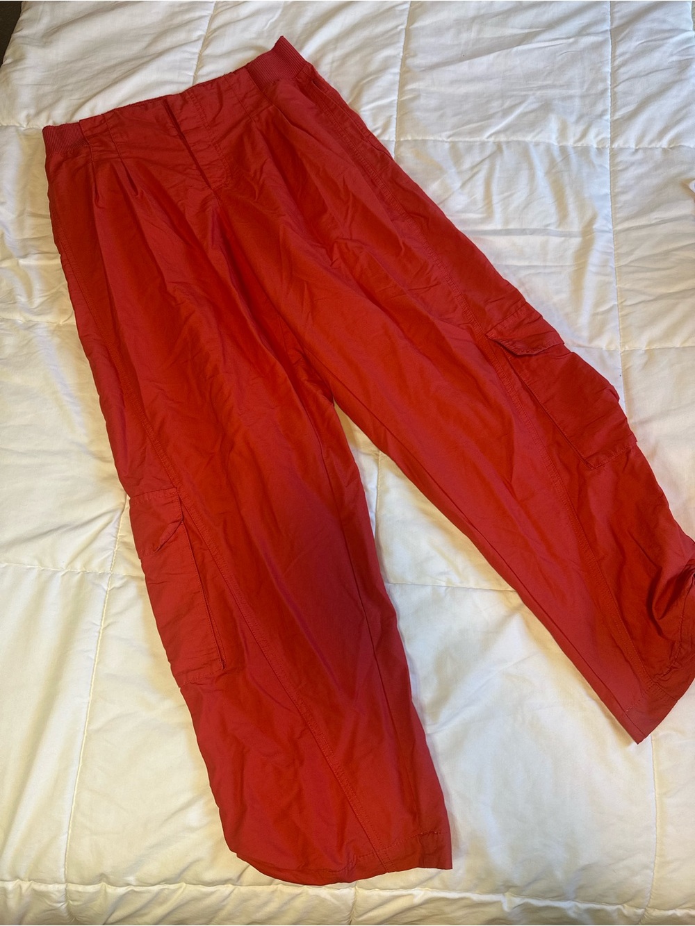 Free People Burnt Orange/red Cargo Pants